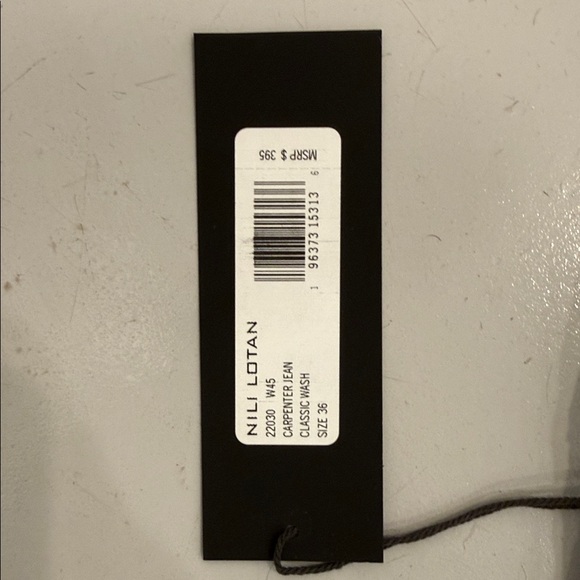 Nili Lotan Relaxed Fit Denim Jeans - Picture 2 of 5